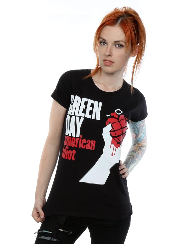 Amazon.com: Green Day Women's American Idiot T-Shirt